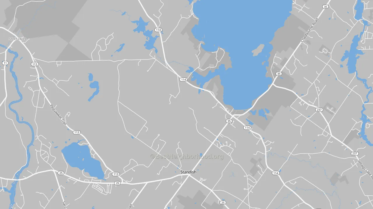 Transit Grade map of 04084, ME