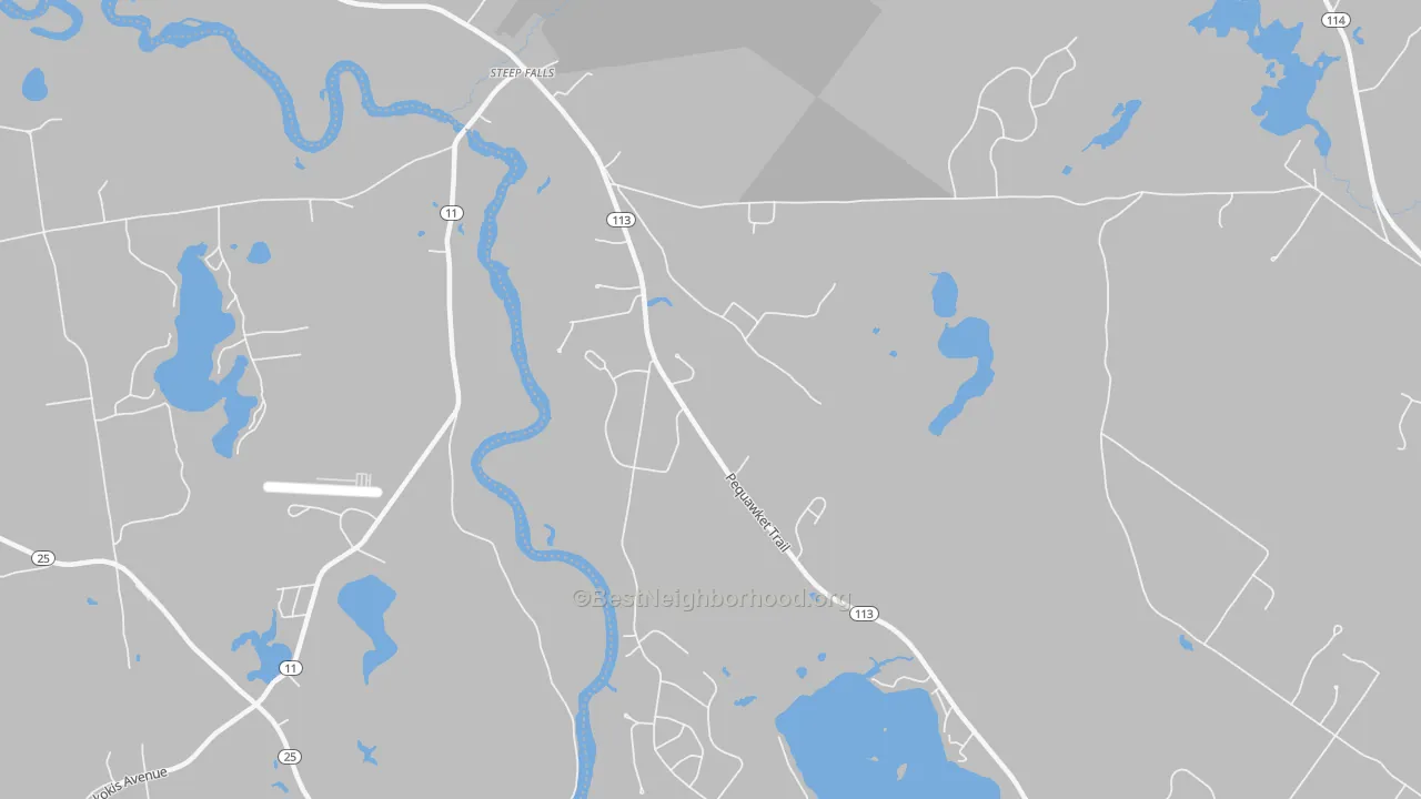 Transit Grade map of 04085, ME