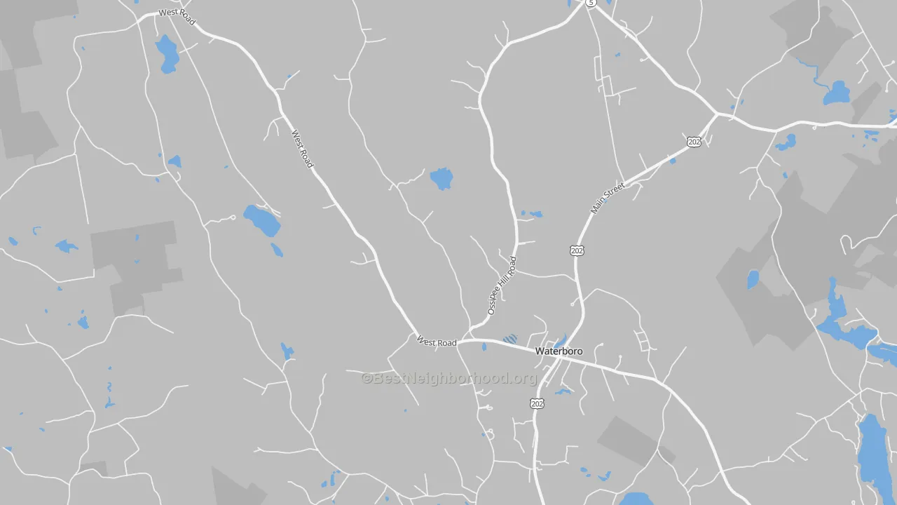 Transit Grade map of 04087, ME