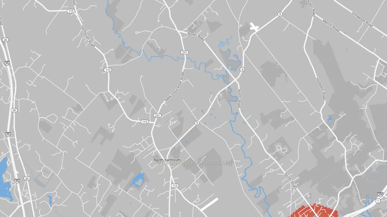 Transit Grade map of 04097, ME