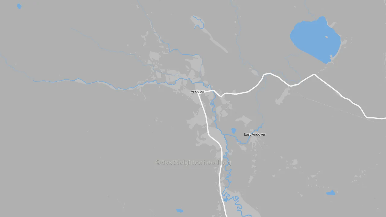 Transit Grade map of 04216, ME