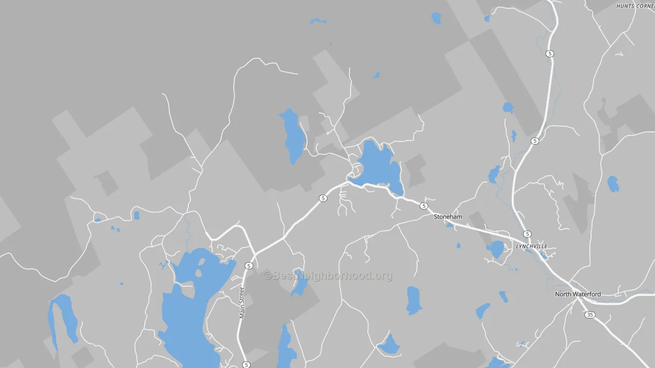 Transit Grade map of 04231, ME