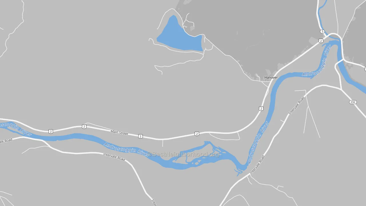 Transit Grade map of 04237, ME