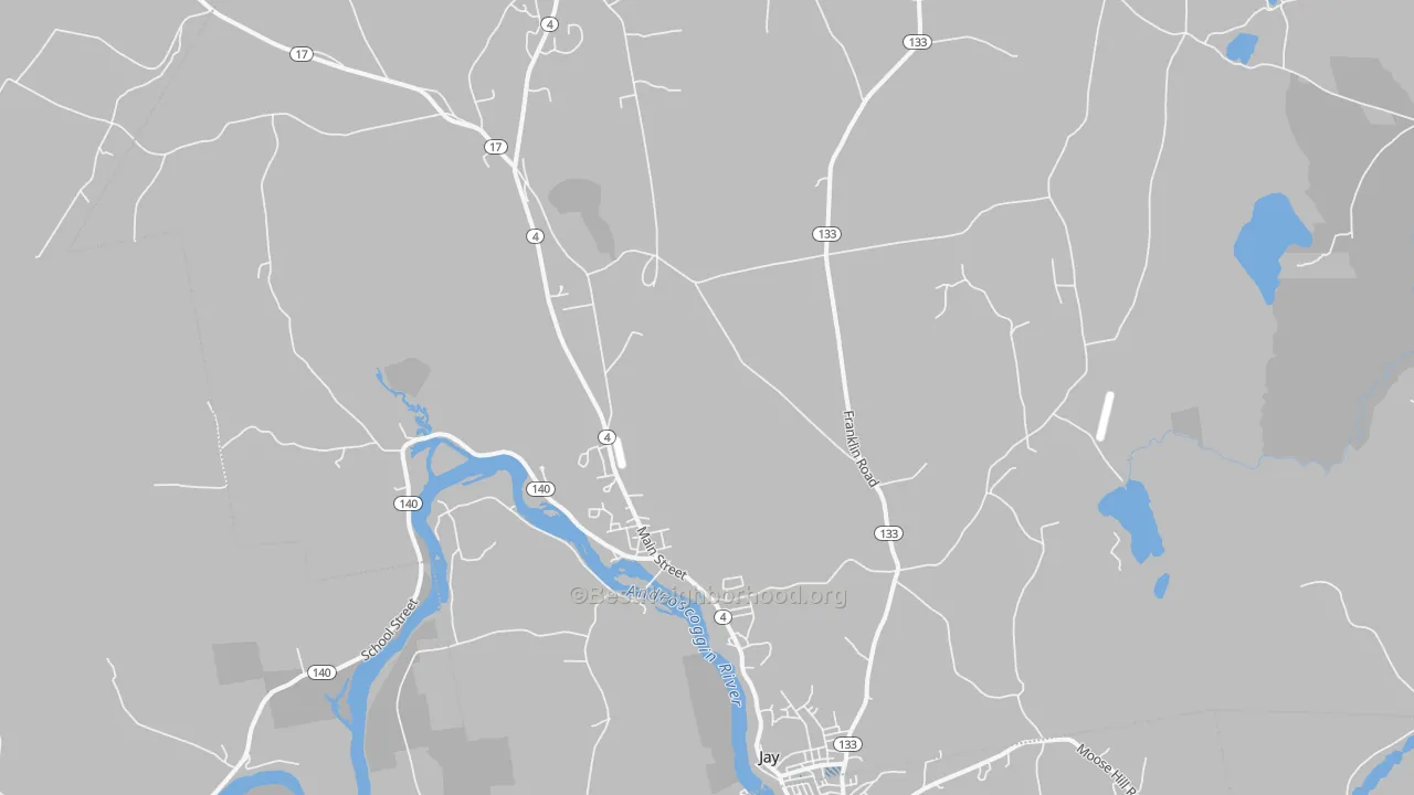 Transit Grade map of 04239, ME