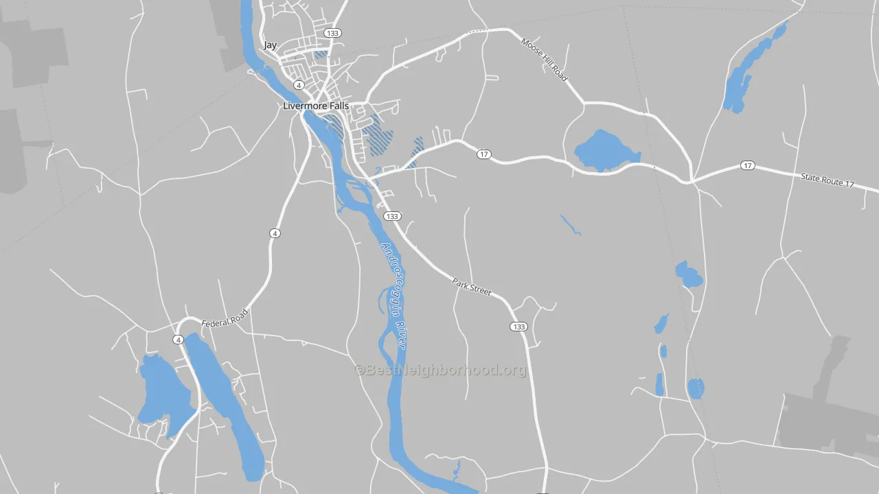 Transit Grade map of 04254, ME