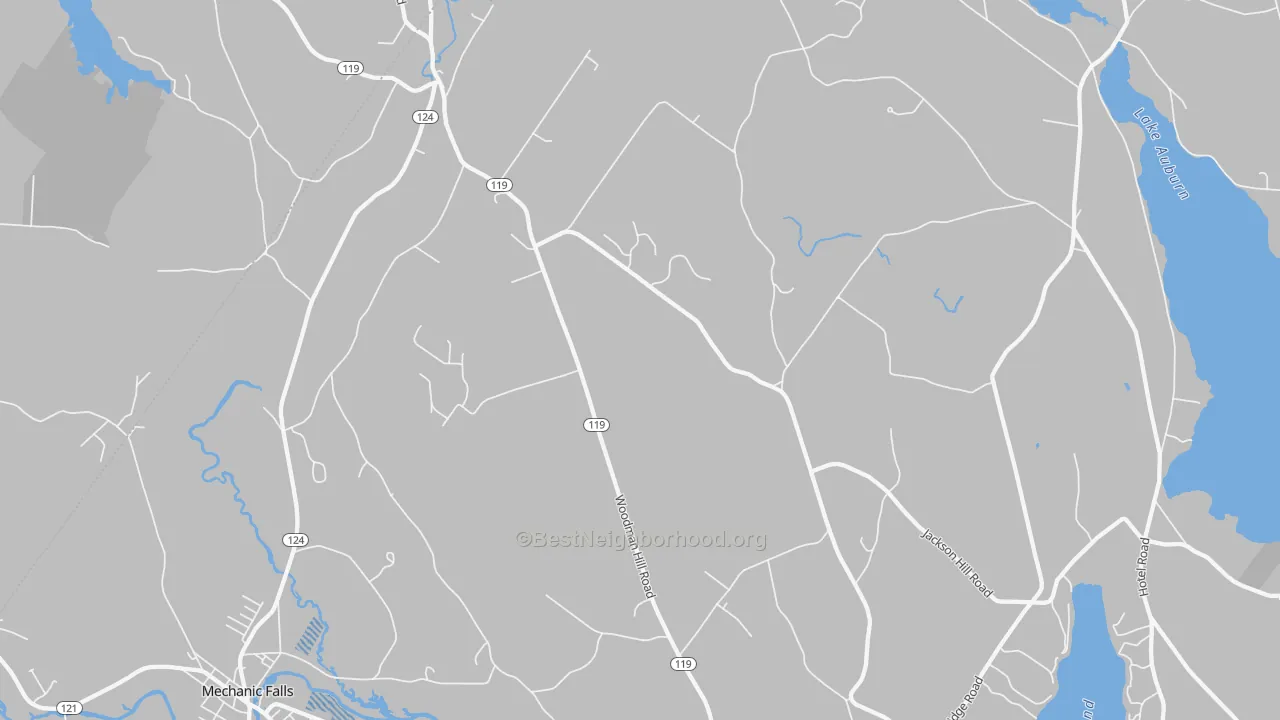 Transit Grade map of 04258, ME