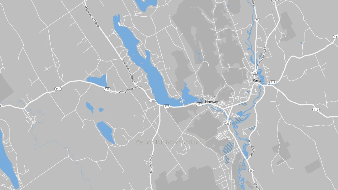 Transit Grade map of 04268, ME