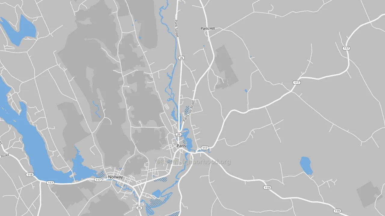 Transit Grade map of 04281, ME
