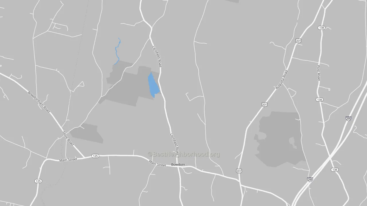 Transit Grade map of 04287, ME