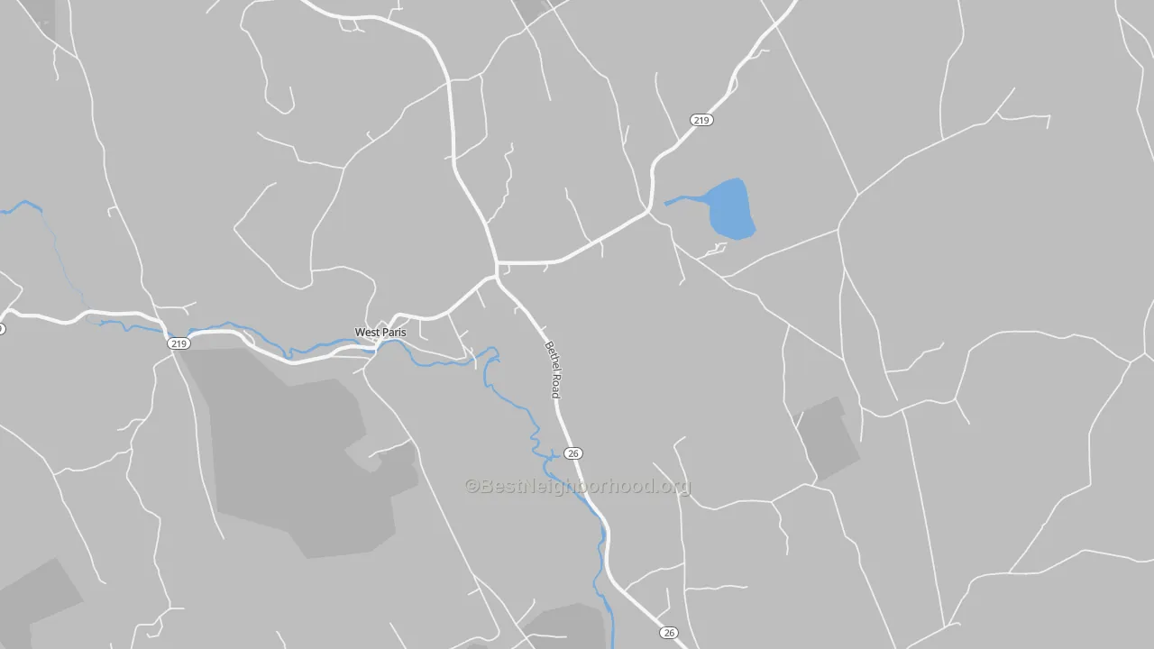 Transit Grade map of 04289, ME