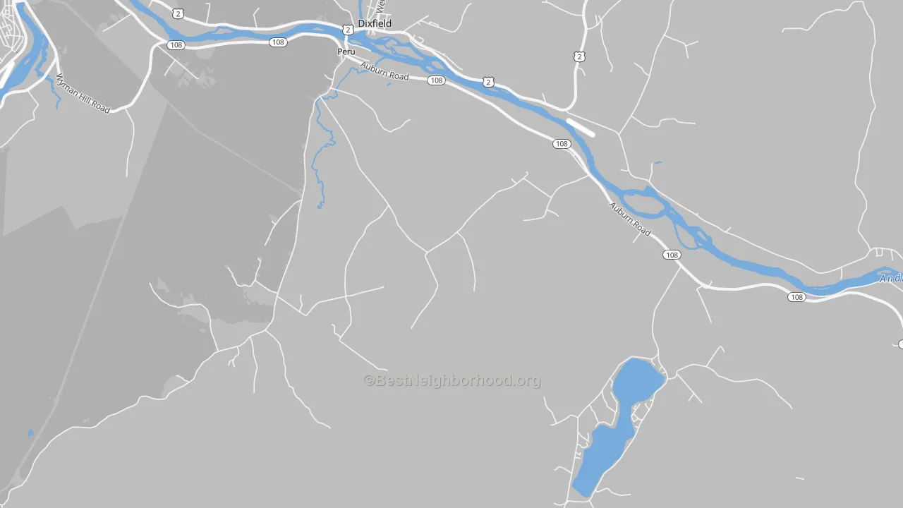 Transit Grade map of 04290, ME