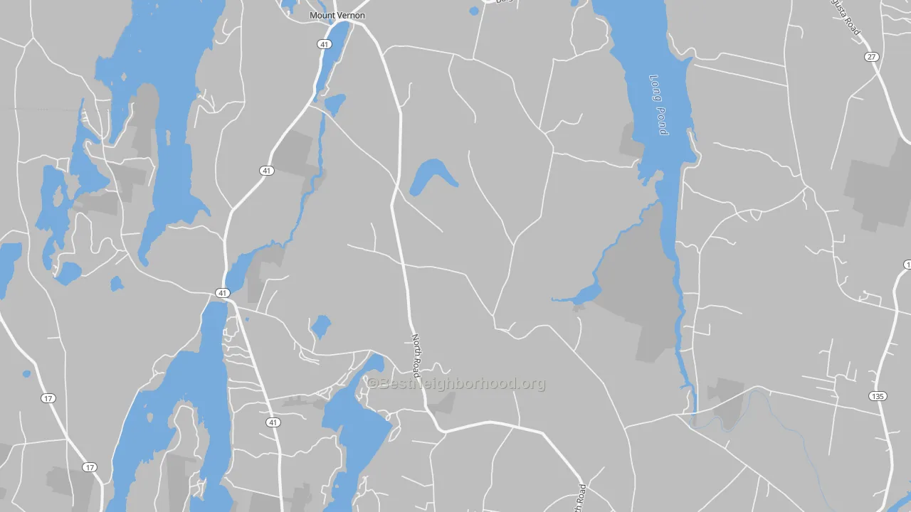 Transit Grade map of 04352, ME