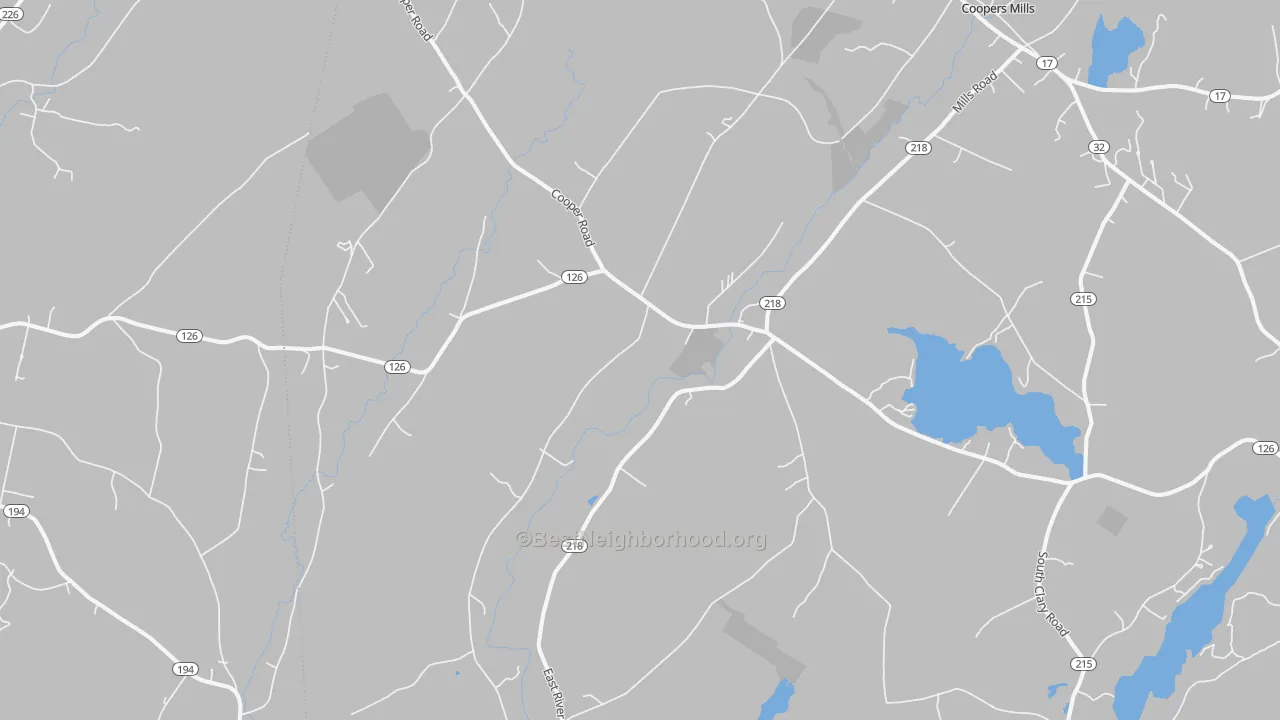 Transit Grade map of 04353, ME