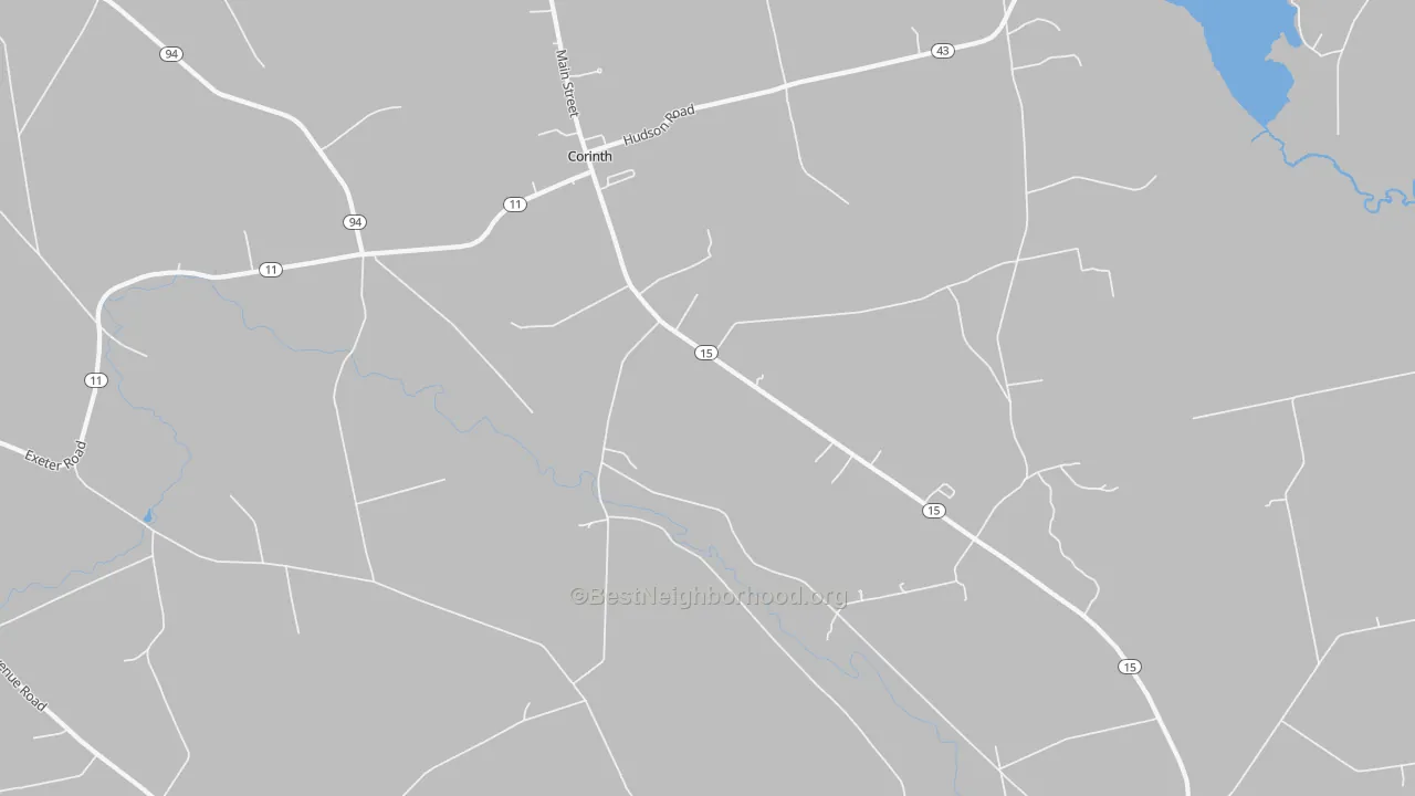 Transit Grade map of 04427, ME