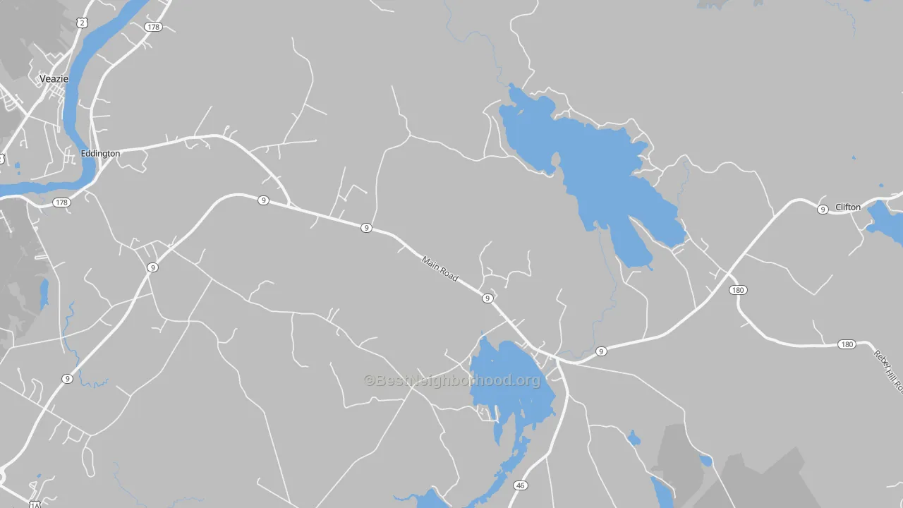 Transit Grade map of 04428, ME