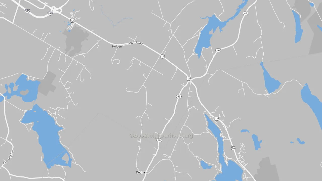 Transit Grade map of 04429, ME