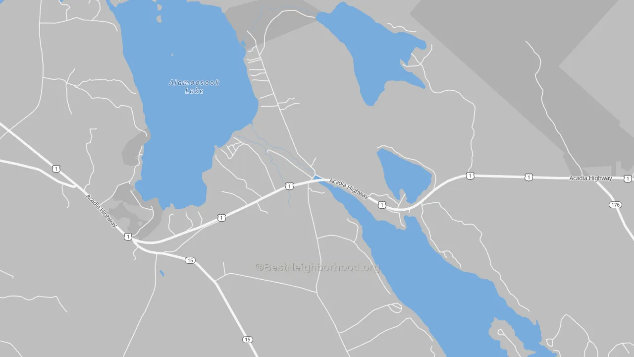 Transit Grade map of 04431, ME