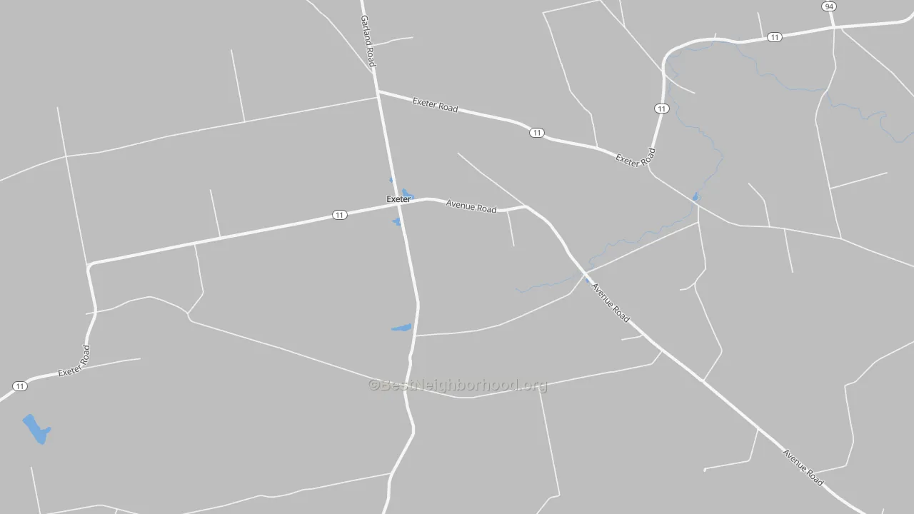 Transit Grade map of 04435, ME
