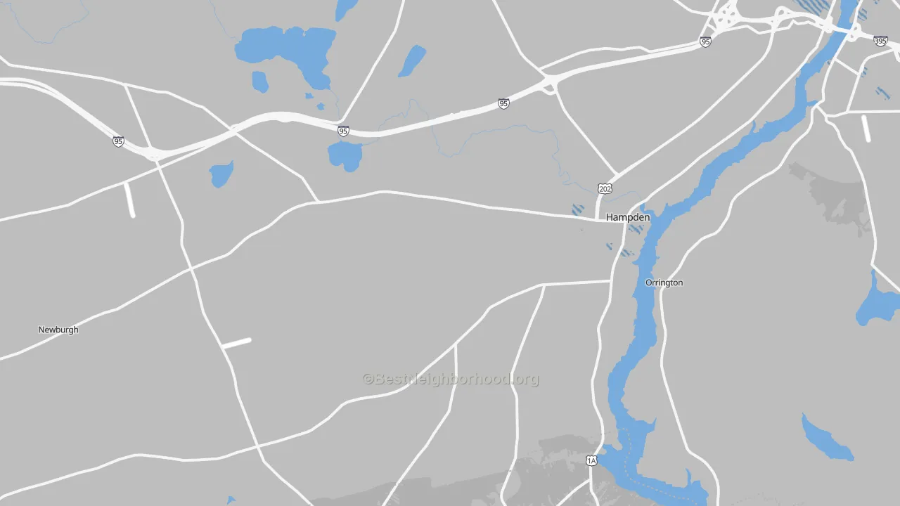 Transit Grade map of 04444, ME