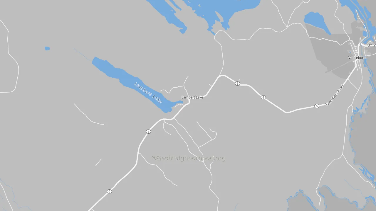 Transit Grade map of 04454, ME