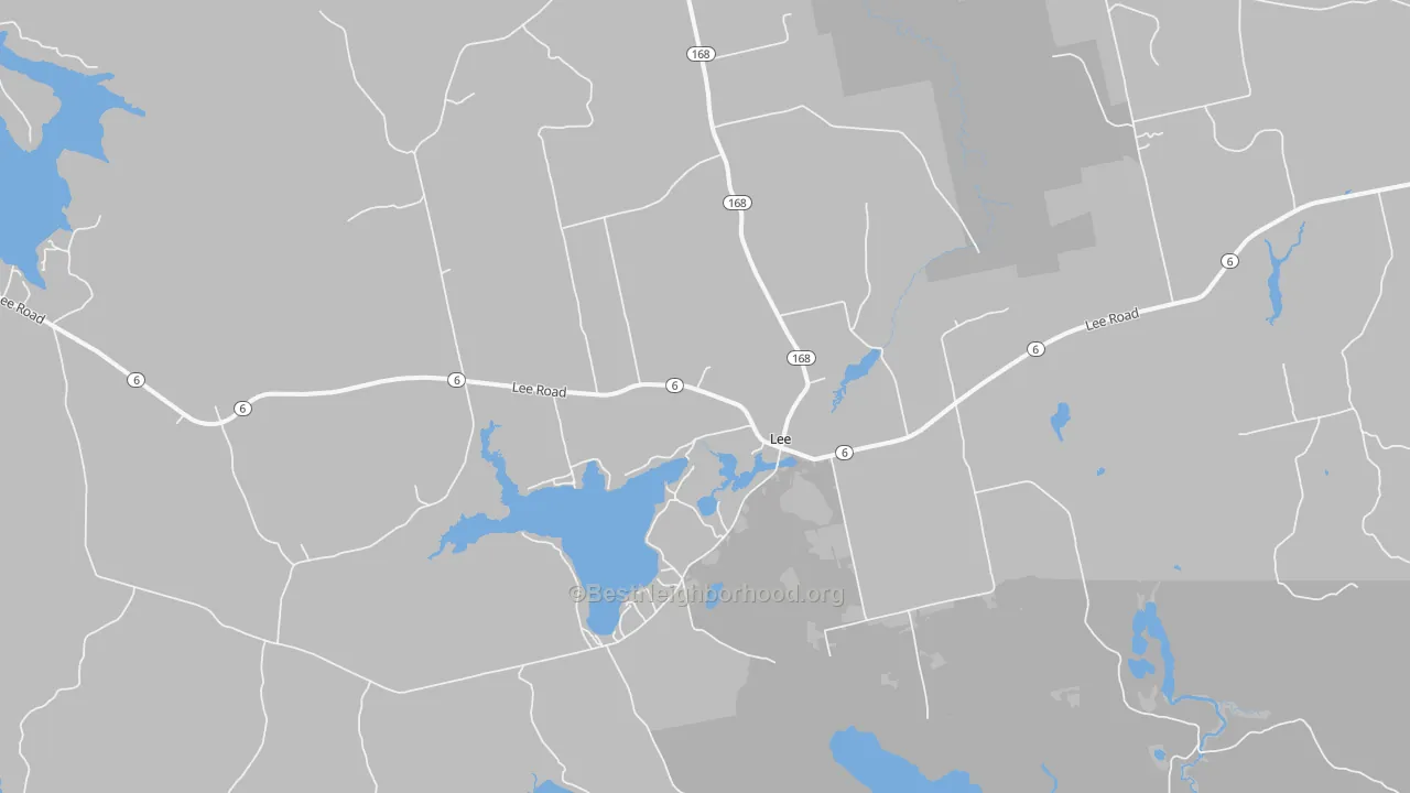 Transit Grade map of 04455, ME