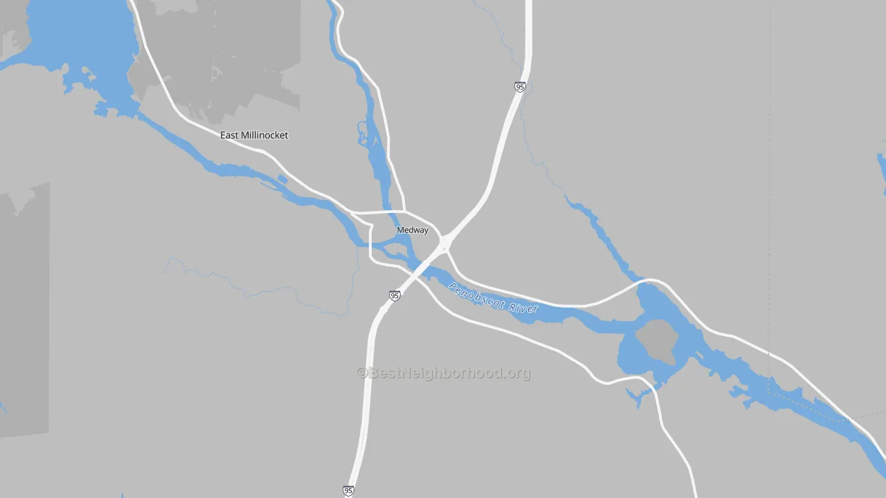 Transit Grade map of 04460, ME