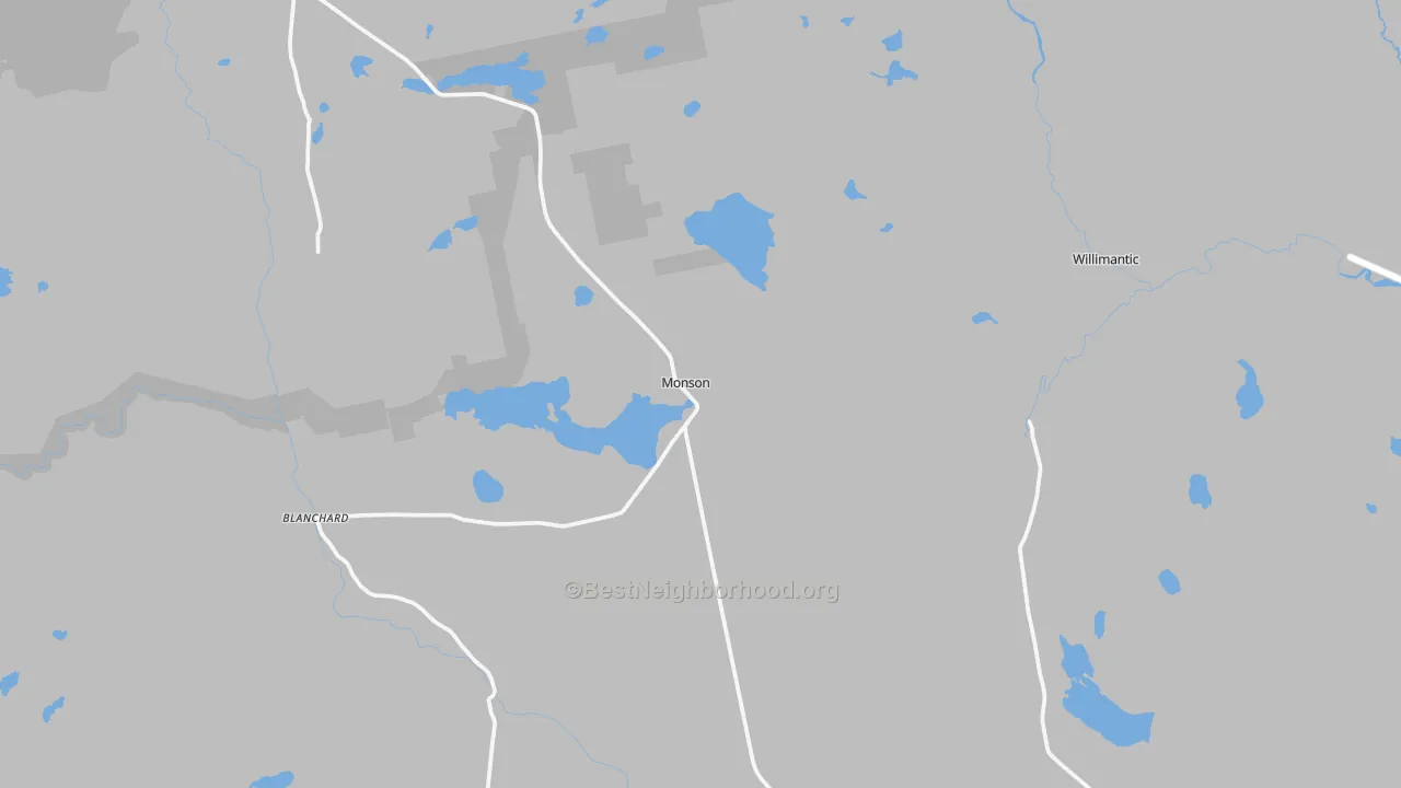 Transit Grade map of 04464, ME