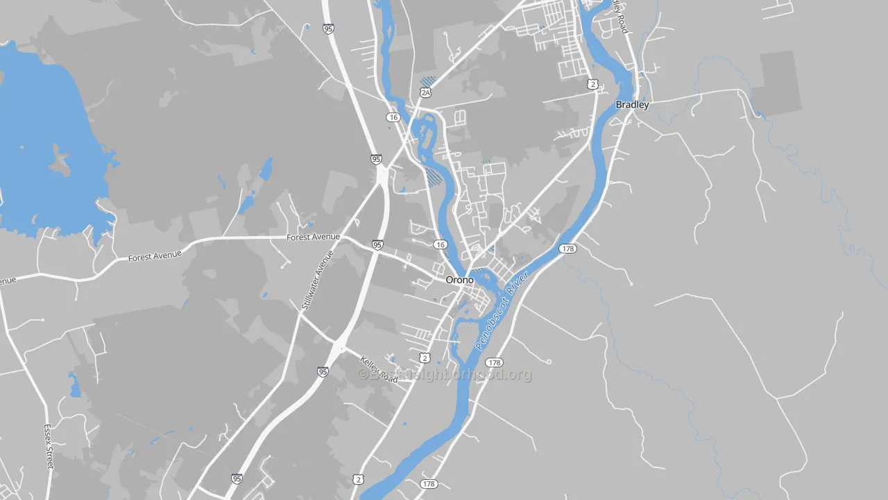 Transit Grade map of 04473, ME