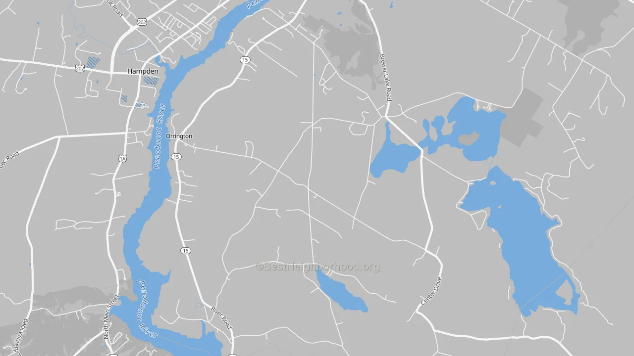 Transit Grade map of 04474, ME