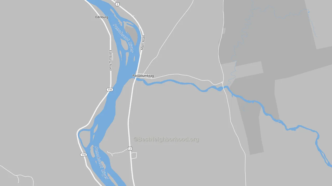 Transit Grade map of 04475, ME