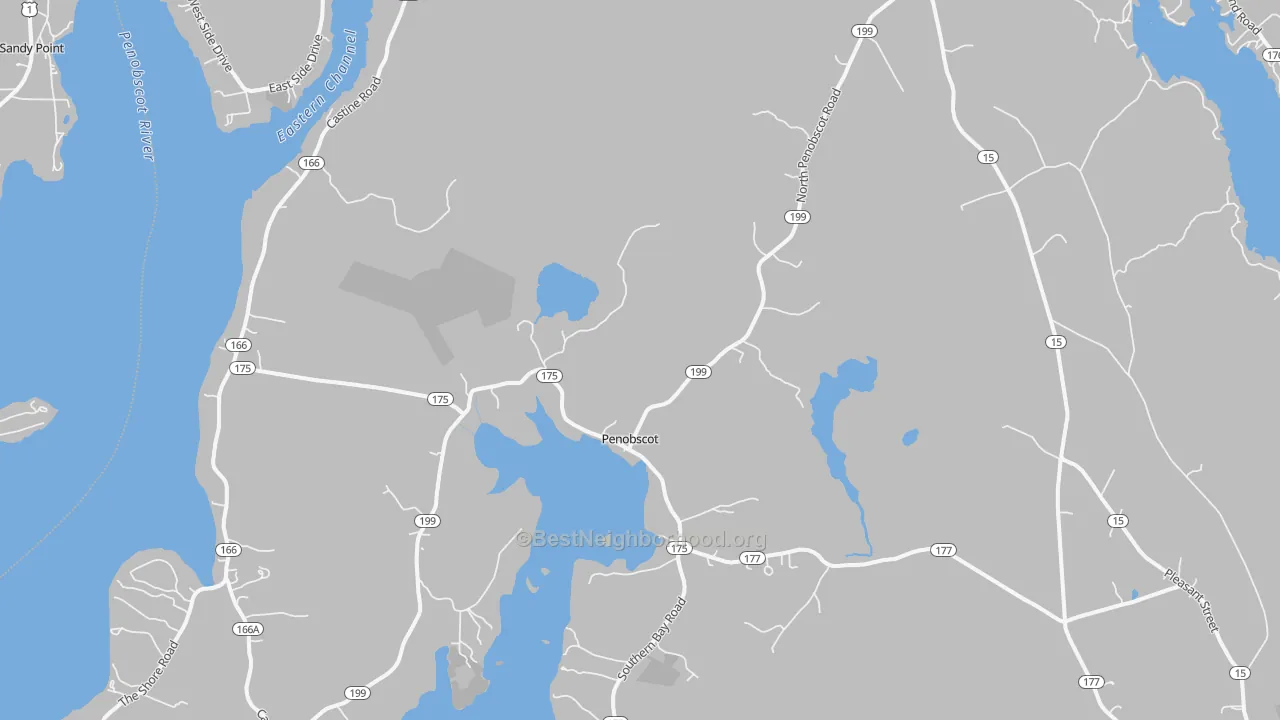 Transit Grade map of 04476, ME