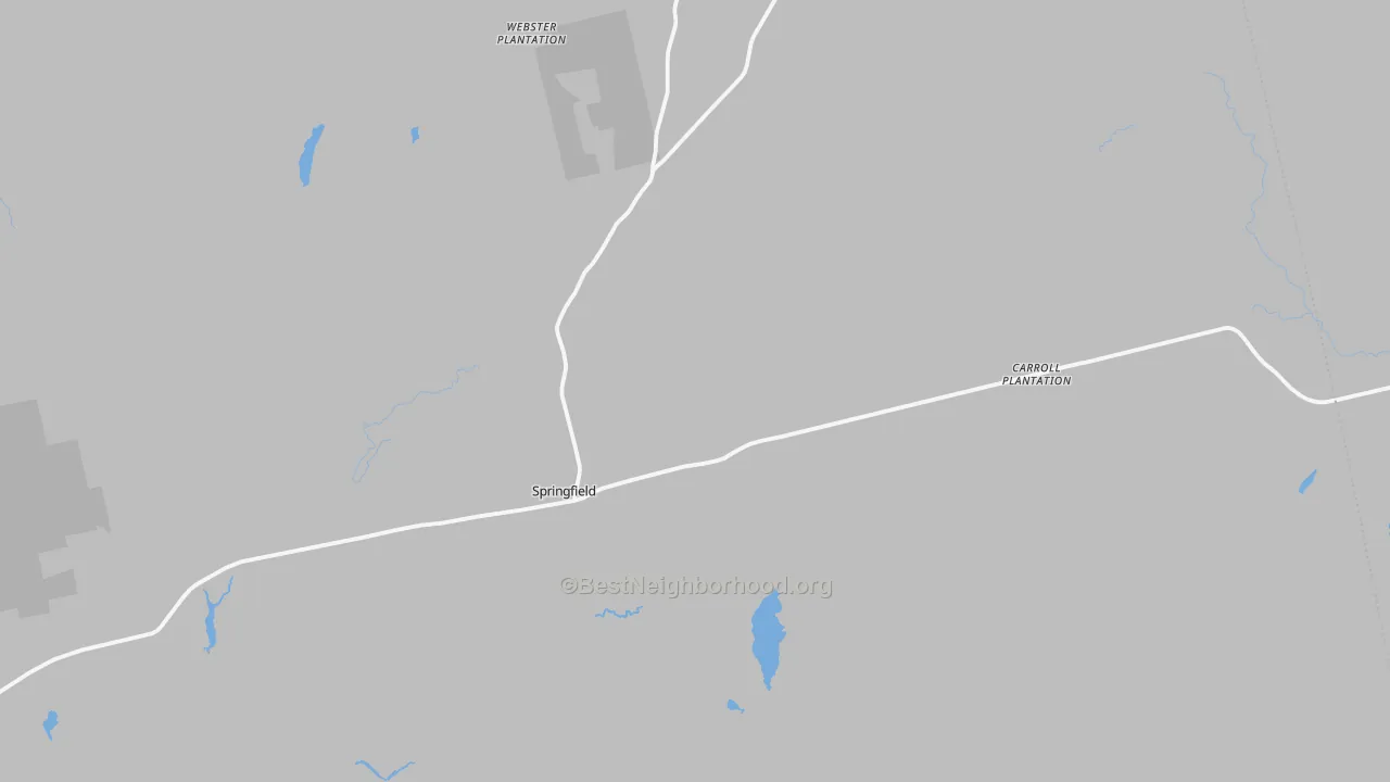 Transit Grade map of 04487, ME