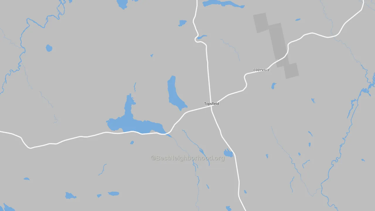 Transit Grade map of 04490, ME