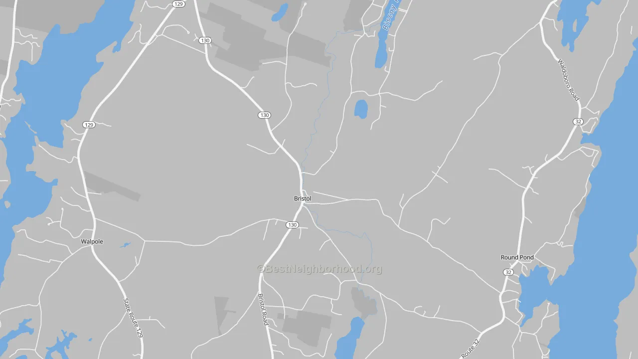 Transit Grade map of 04539, ME
