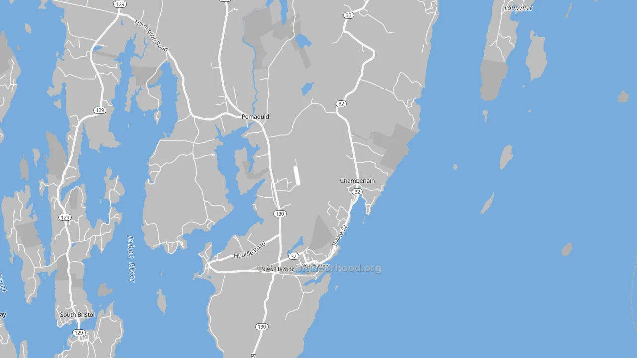 Transit Grade map of 04541, ME
