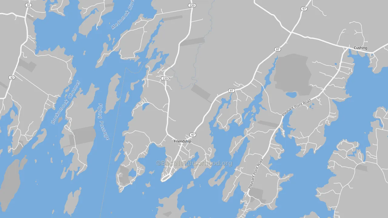 Transit Grade map of 04547, ME
