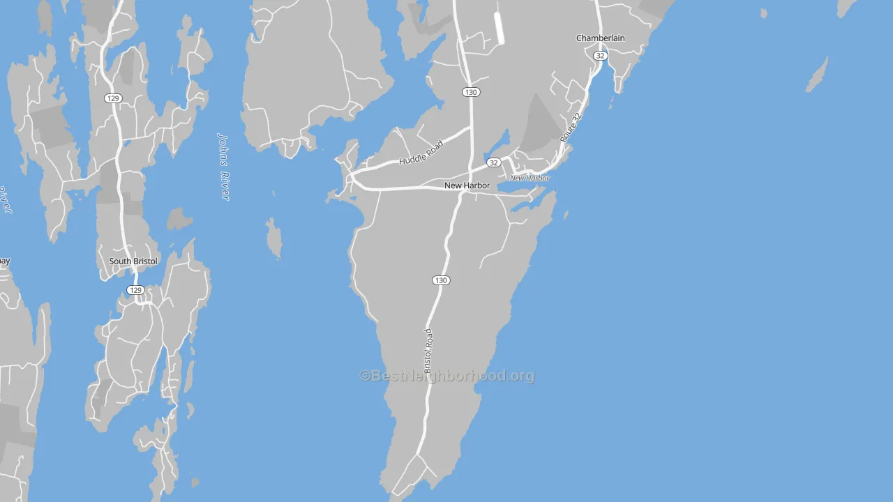 Transit Grade map of 04554, ME