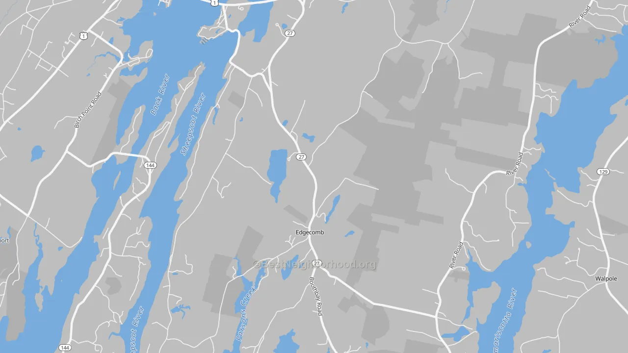 Transit Grade map of 04556, ME