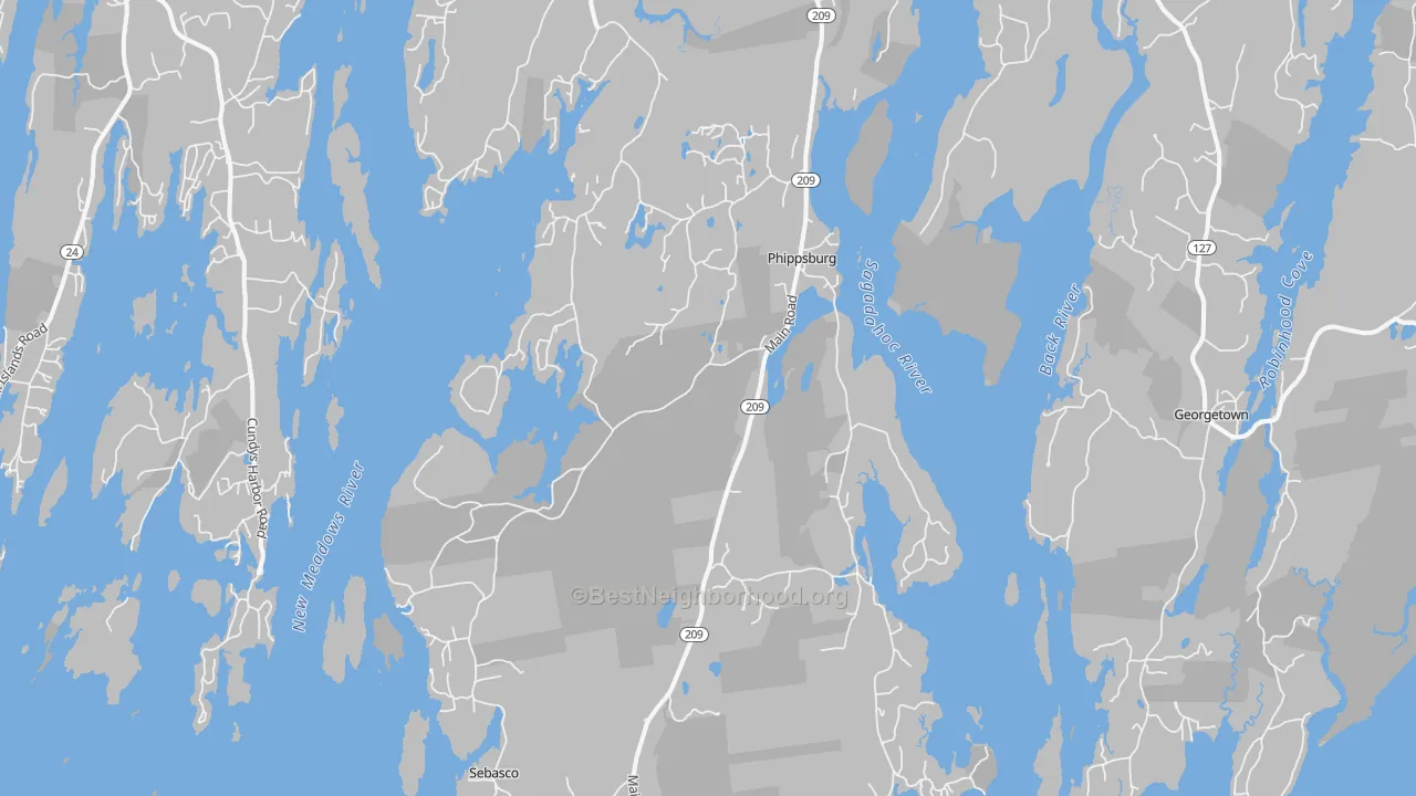 Transit Grade map of 04562, ME