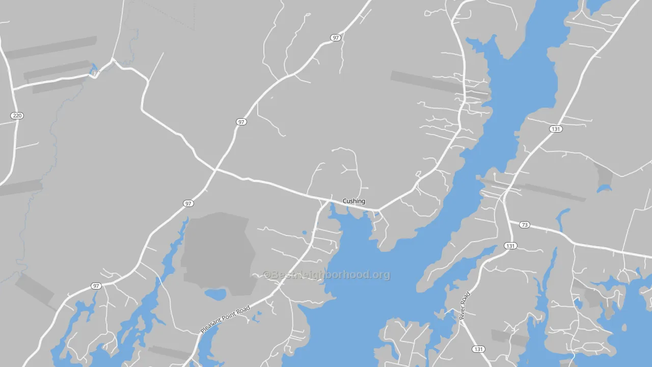 Transit Grade map of 04563, ME