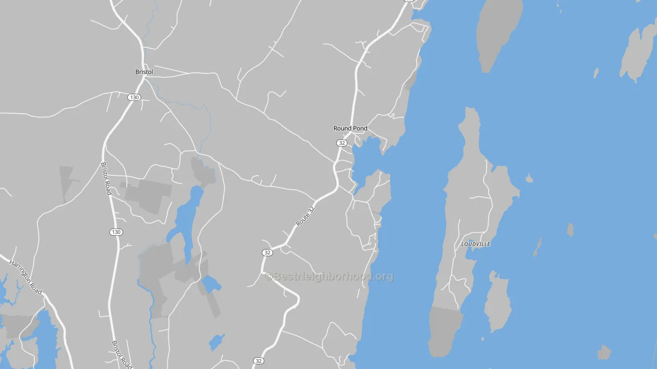 Transit Grade map of 04564, ME
