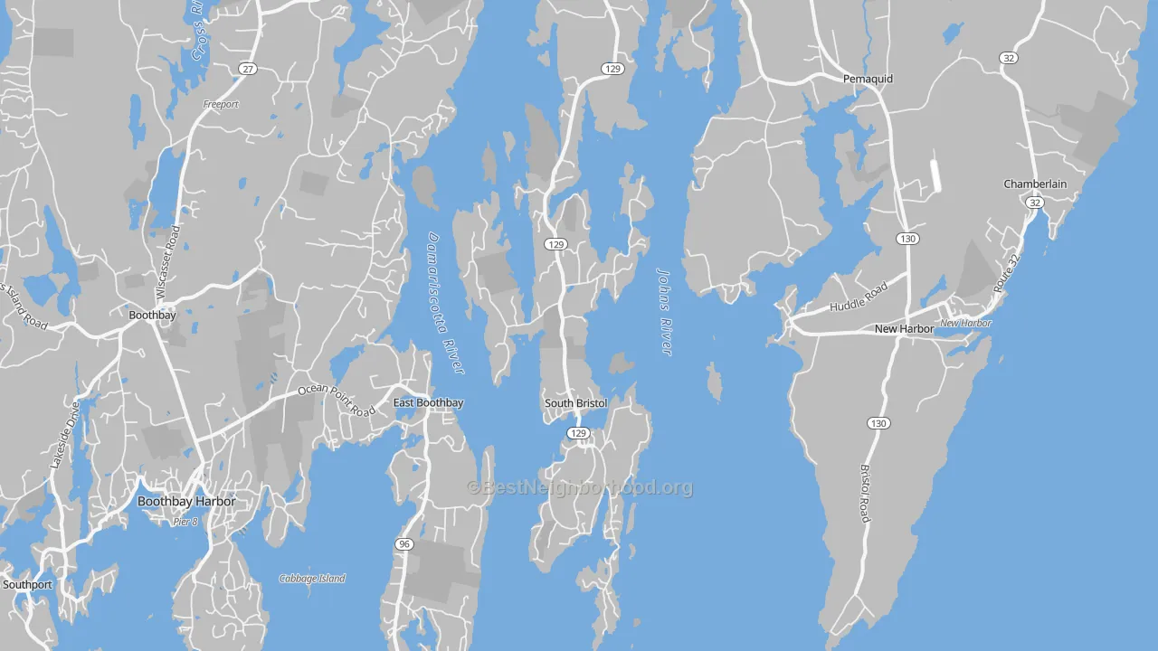 Transit Grade map of 04568, ME