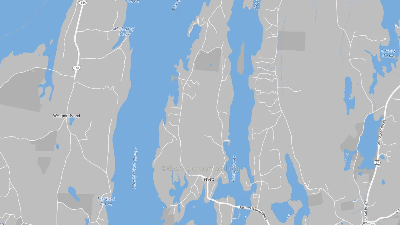 Transit Grade map of 04571, ME