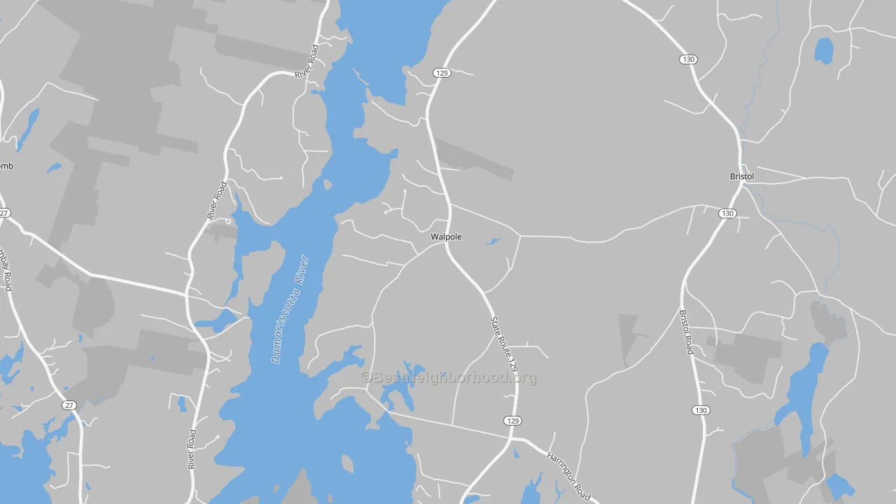 Transit Grade map of 04573, ME
