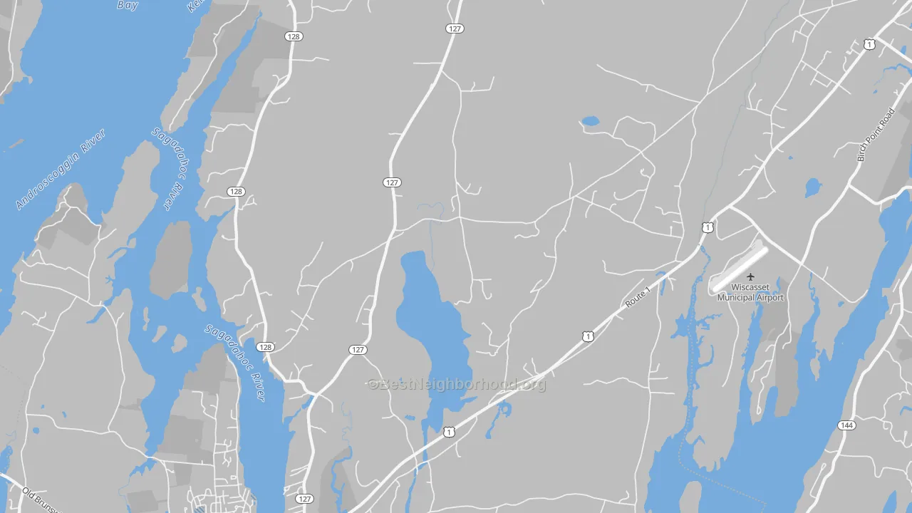 Transit Grade map of 04579, ME