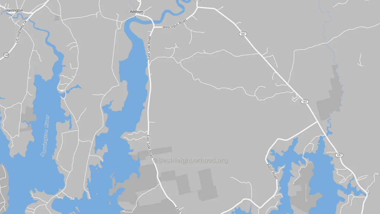 Transit Grade map of 04606, ME