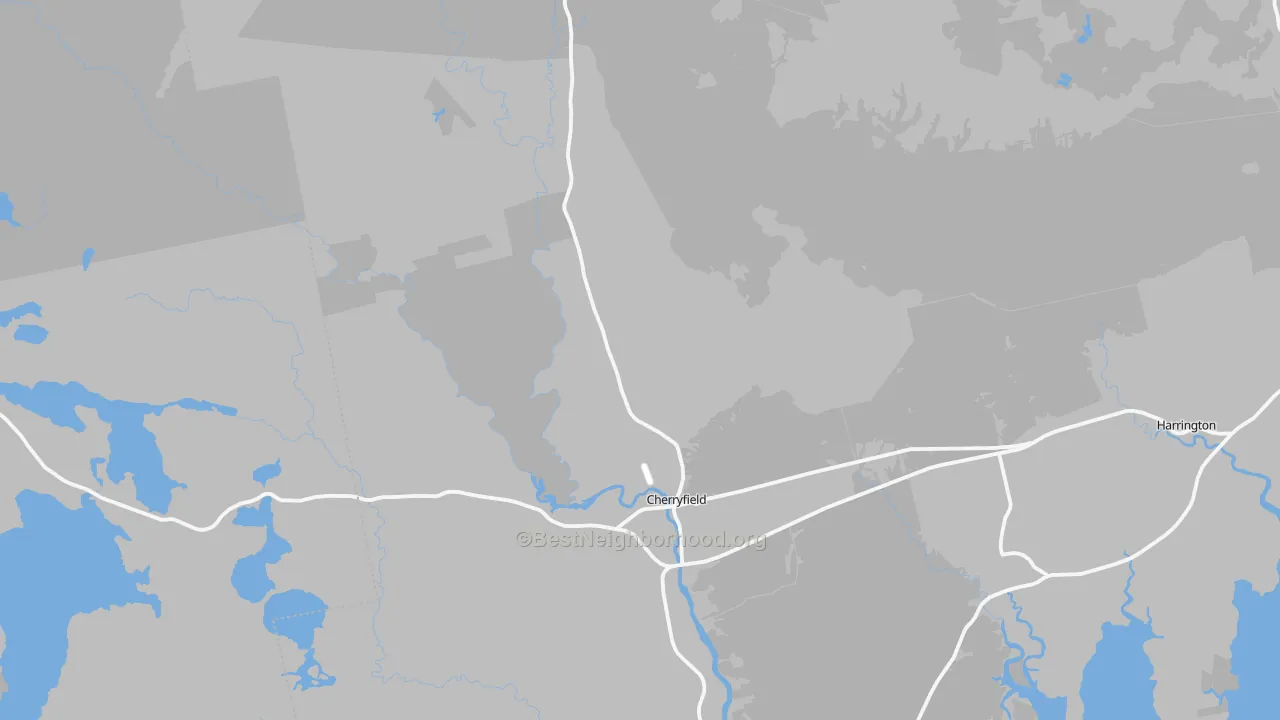 Transit Grade map of 04622, ME