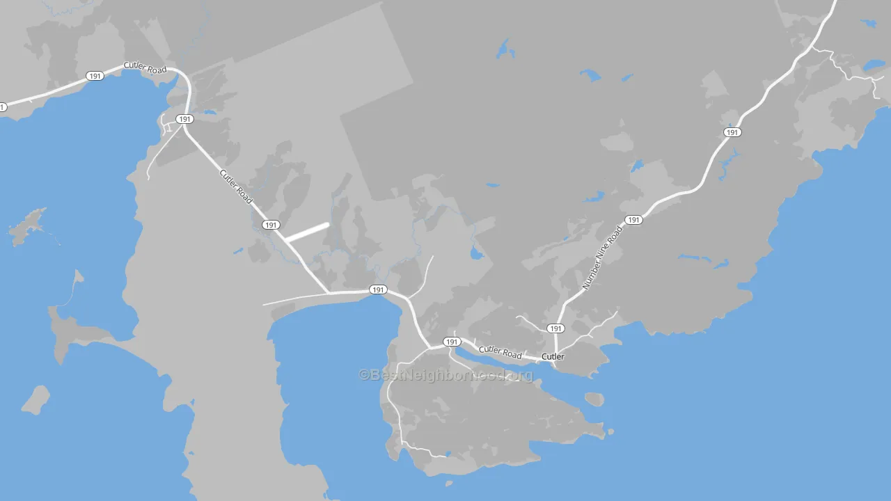 Transit Grade map of 04626, ME