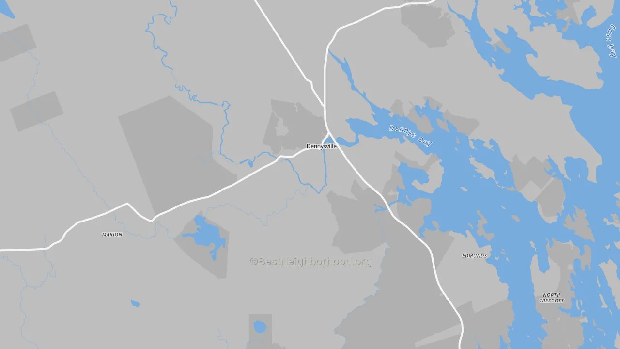 Transit Grade map of 04628, ME