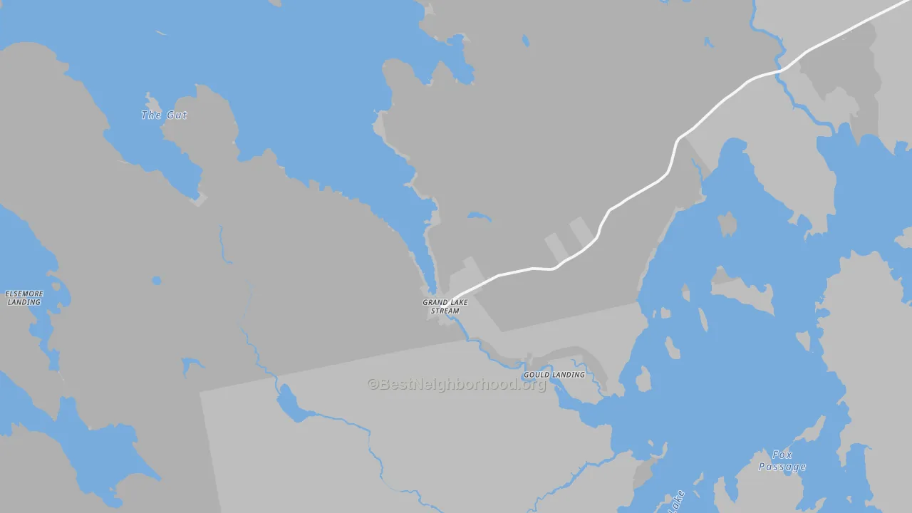Transit Grade map of 04637, ME